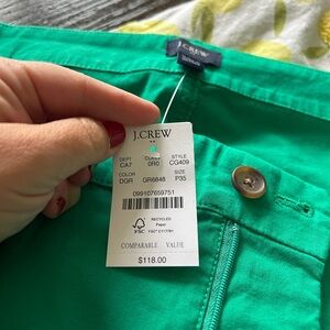 J.Crew Bright Green Trousers